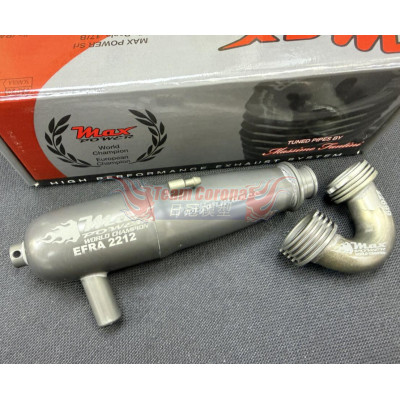 Max Power EFRA 2212 with 22699 manifold .21 GT Black Hard coating Exhaust pipe set